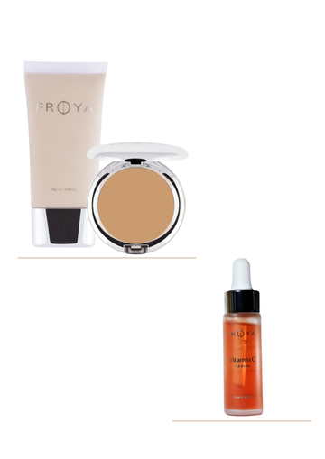 CC Cream, All-Around Bronzer & Vitamin C Serum