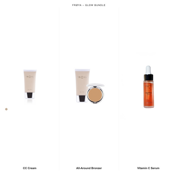CC Cream, All-Around Bronzer & Vitamin C Serum